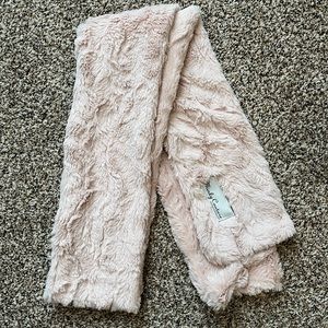 Minky Couture Pink Scarf Like New Never Worn